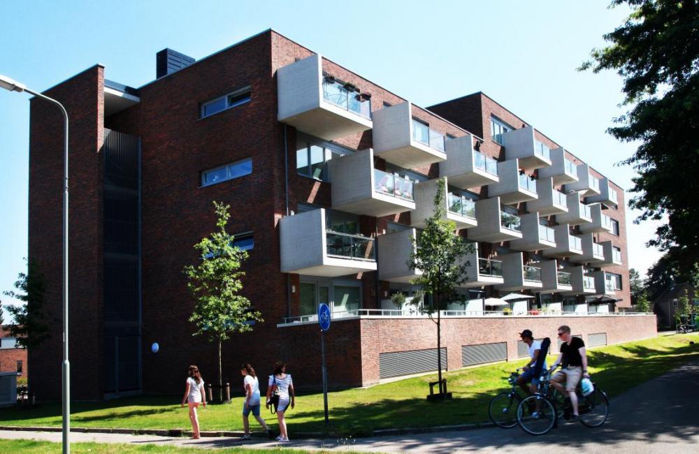36 appartementen 'De hoge hoed'