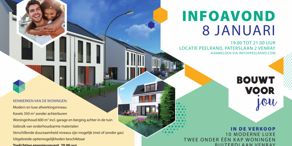 Infoavond moderne woningen Buizerdlaan Venray