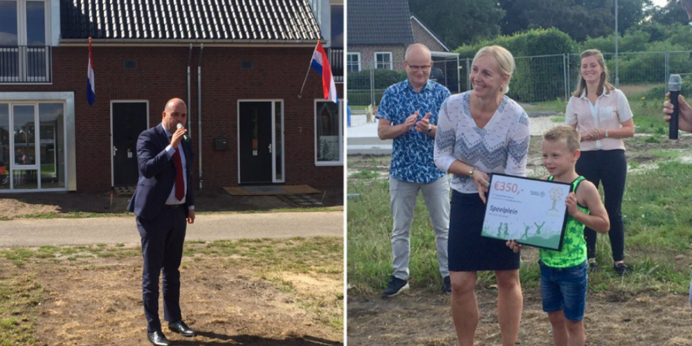 Officiële oplevering 6 woningen America