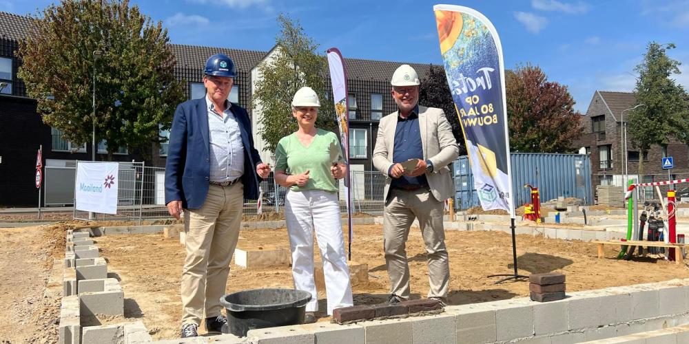 Officiële starthandeling Brugstraat Gennep